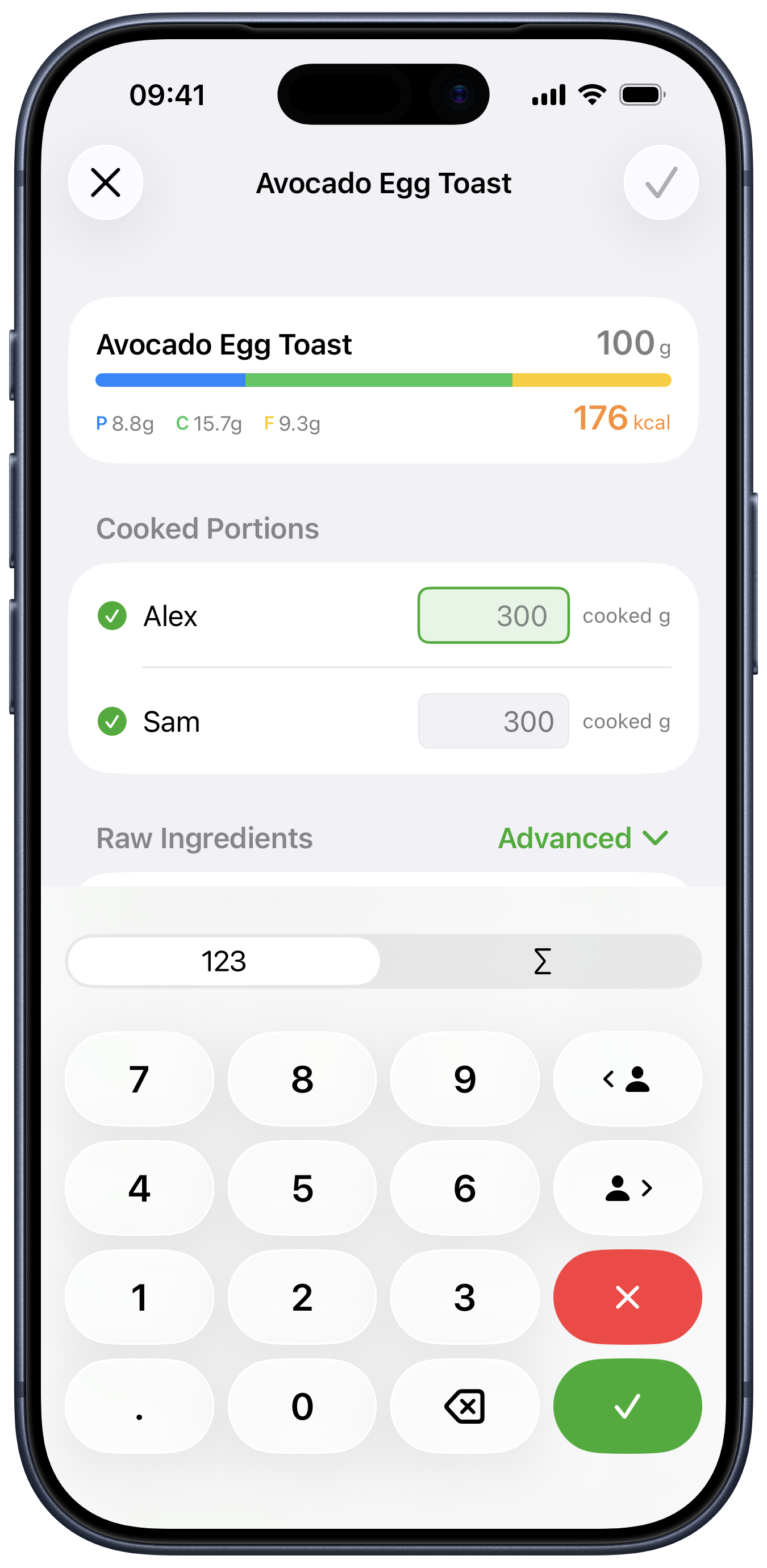 Ways to add food to an Avo meal